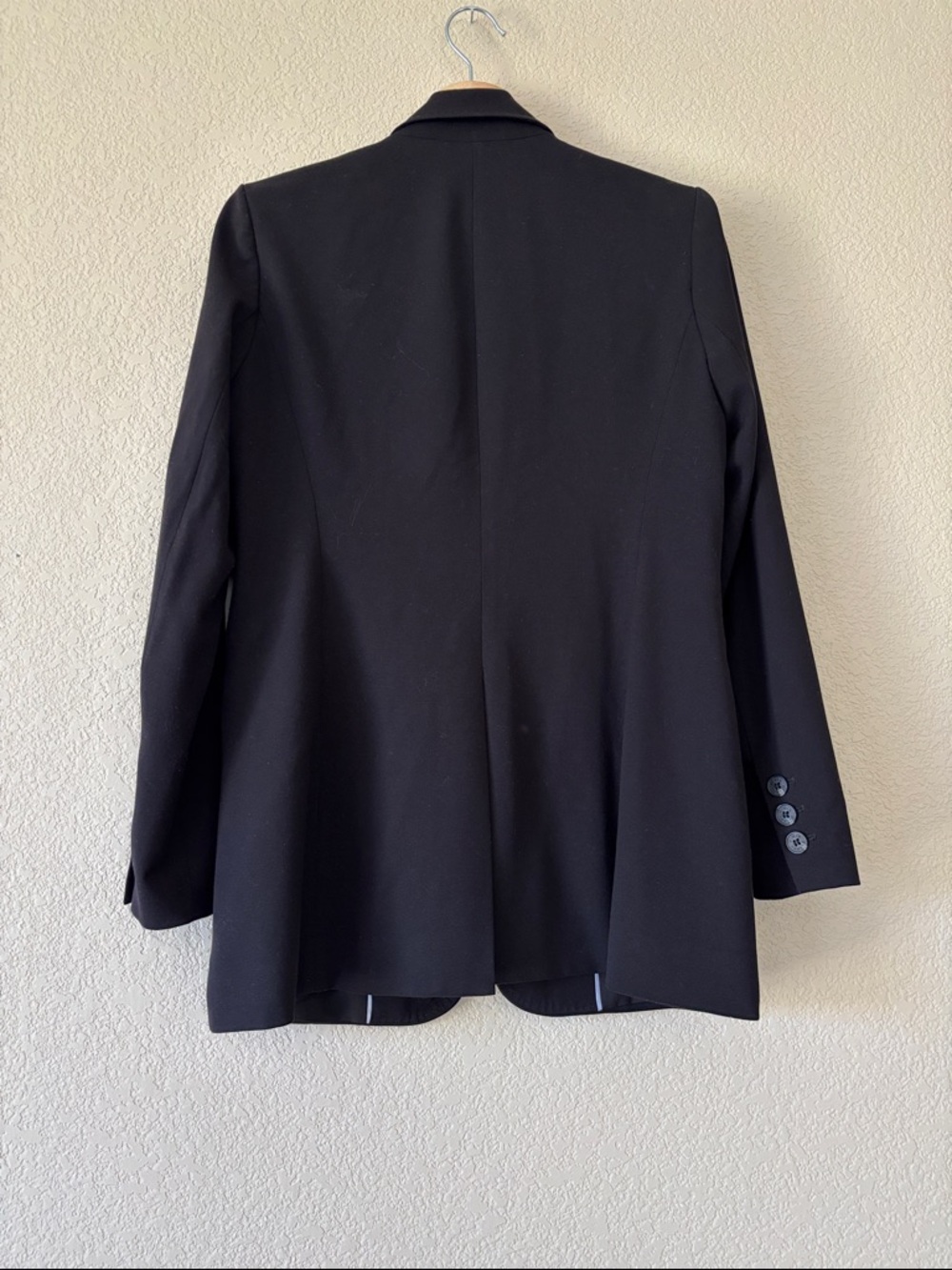 Vince Camuto Black Women's Single-Button Blazer Jacket - Picture 3 of 3